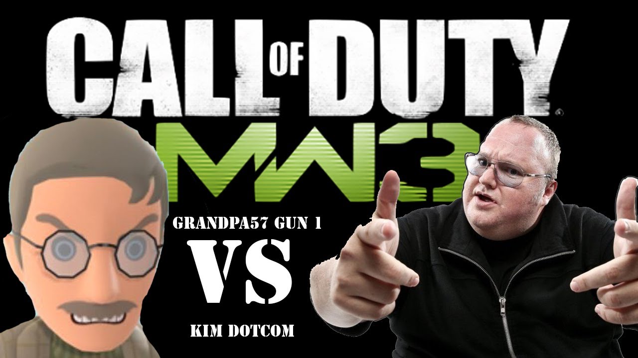MEGARACER (Kim DotCom) Vs Oldest Man On Xbox | GRANDPA57 GUN 1 (V2)