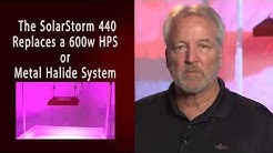New SolarStorm 440:  Powerful LED grow light with UVB