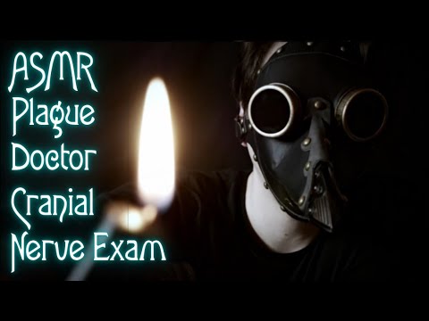 ASMR Cranial Nerve Exam Plague Doctor Roleplay 😷