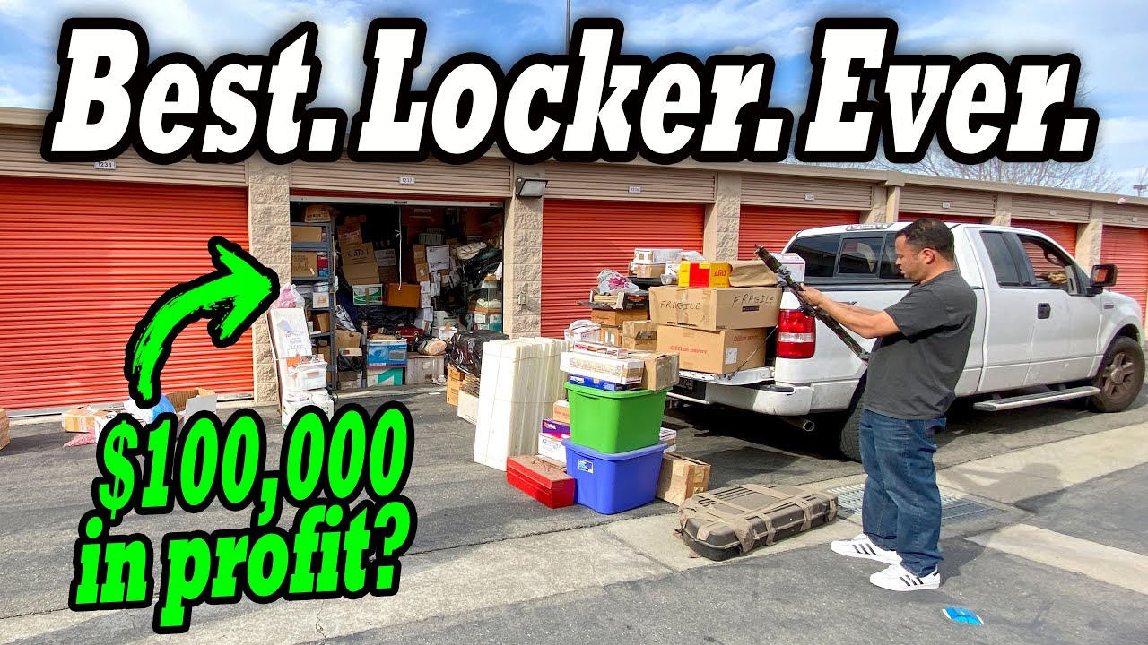 My Best Locker Ever! 2,300 investment may mean 100k profit from an abandoned storage unit