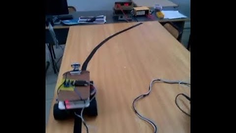 AGV_µI Line follower using Webcam and OpenCV (FSTG_MARRAKECH)(automatic guided vehicle)