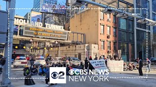 Pro-Palestinian demonstrators block NYC bridges, tunnel in coordinated protest