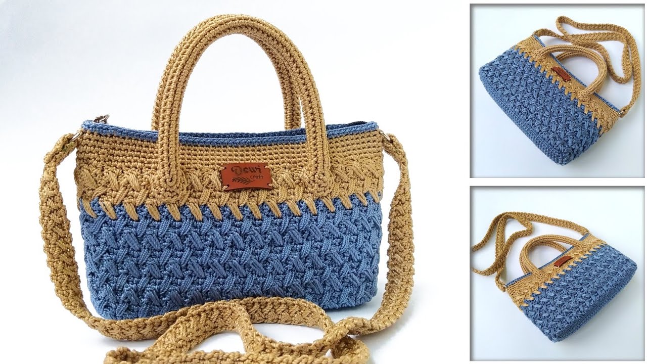 НОВЕЙШИЙ УЗОРЫ И МОДЕЛИ СУМОК ДЛЯ ВЯЗАНИЯ КРЮЧКОМ. ПРОСТОЙ УРООК ДЛЯ НАЧИНАЮЩИХ