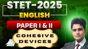Cohesive Devices - Complete Theory | by Santosh Sir | ENGLISH PAPER 1 AND 2 |