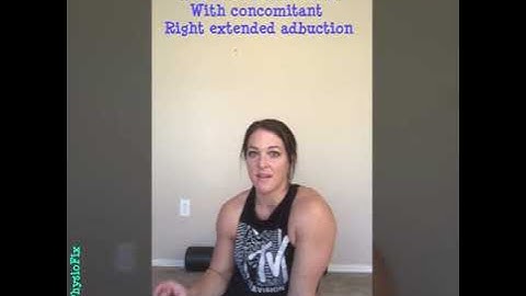 PRI: Left sidelying flexed adduction with concomitant right extended abduction