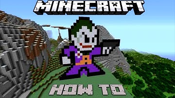 Minecraft: ~8 Bit~ HOW TO : The Joker ( Tutorial ) /W Killerkev