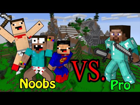 NOOBs vs. PRO - Minecraft Animation | Return of the Noobs