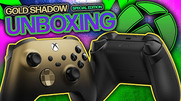 XBOX GOLD SHADOW CONTROLLER SHINES BRILLIANT!
