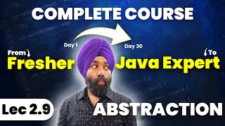 2.9 Abstraction in Java Explained