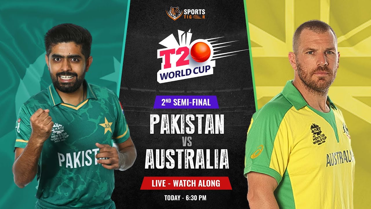 T20 World Cup 2021 LIVE Pakistan vs Australia, 2nd Semi-Final Watch Along Show SportsTiger