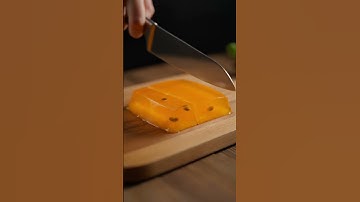 Mango Jell-O Macro Cutting ASMR: Satisfying Slices & Mesmerizing Ripples