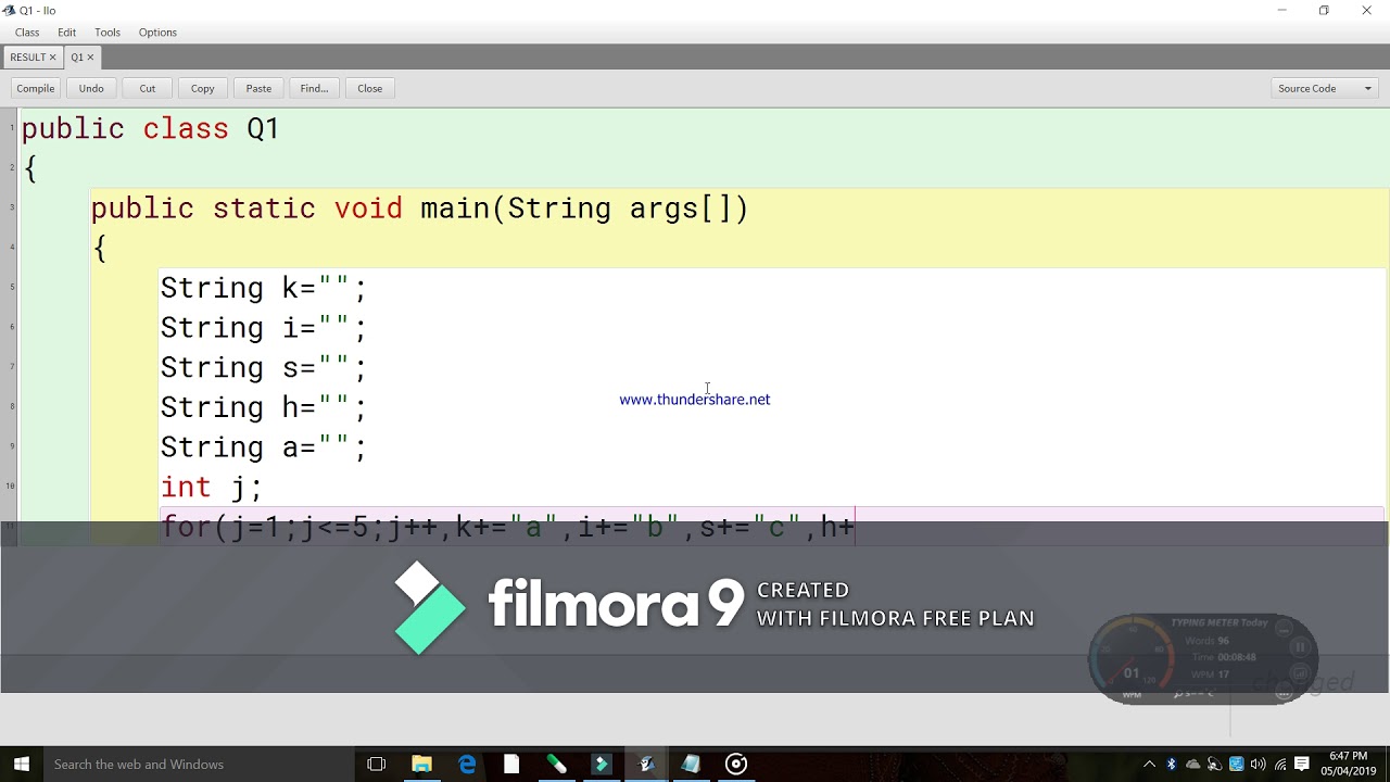 Program to print 5 pattern in a single loop(JAVA)