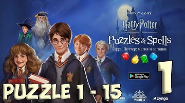 Harry Potter: Puzzles & Spells - Puzzle 1 - 15 [ Gameplay Story ] Part 1 HD