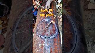 Hole in pipe perfect cuttingskills #fabrication #cuttingskills #cuttingtechnique