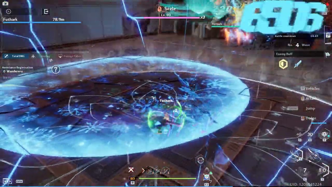 Tower of Fantasy - Frontier Clash (Hard) Solo Frost Comp