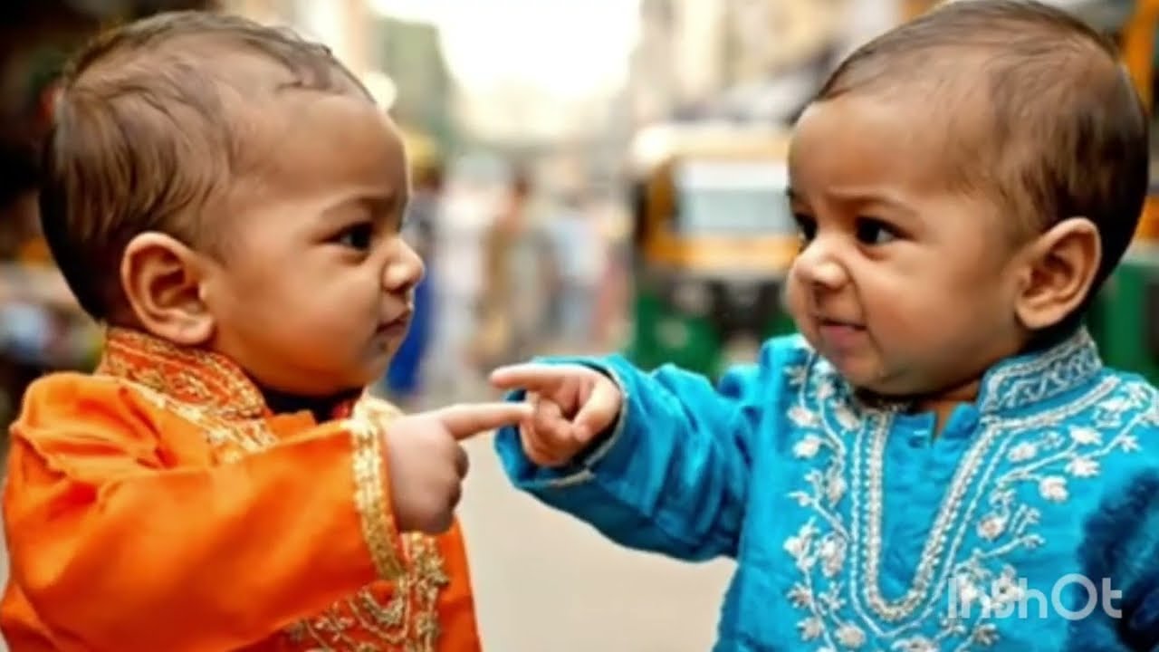 Ai baby talk ,, cute baby  