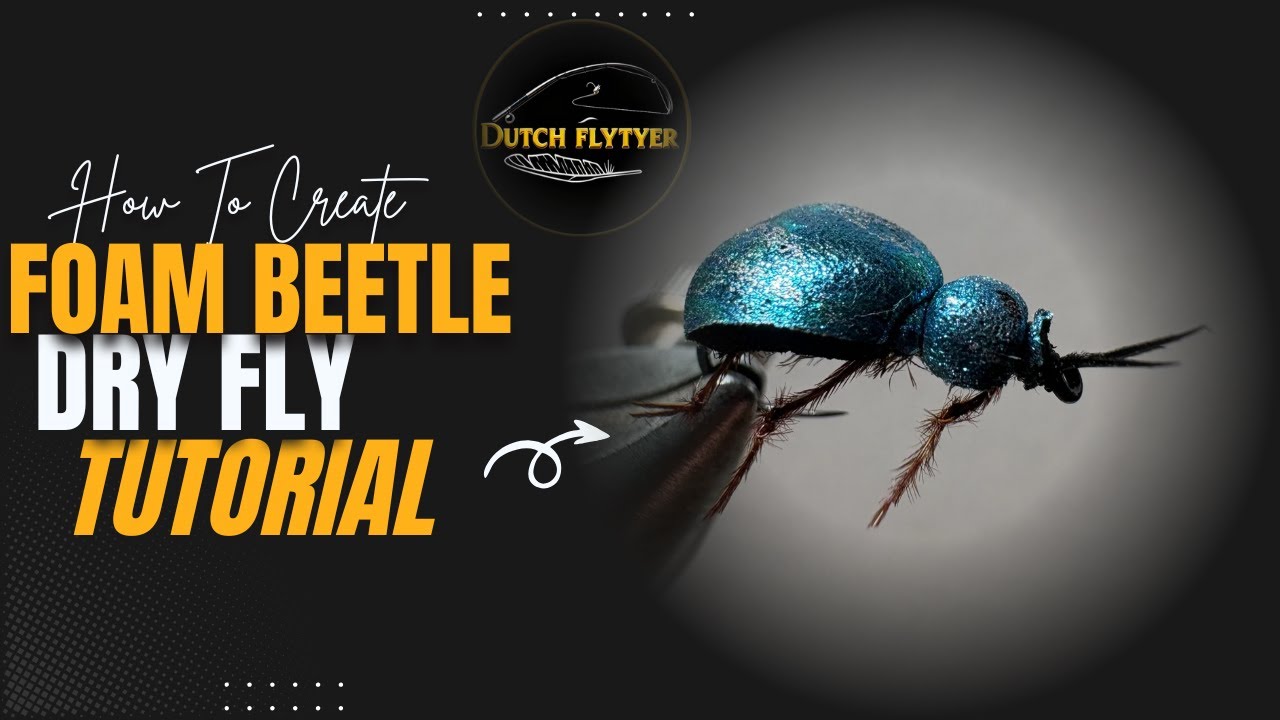 Foam Beetle Dry Fly Tying Tutorial | Simple, Easy & Deadly Modern Terrestrial Beginner Fly Pattern