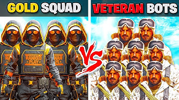 Hilarious GOLD Squad VS Veteran Bots!