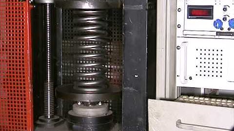 Large coil spring testing