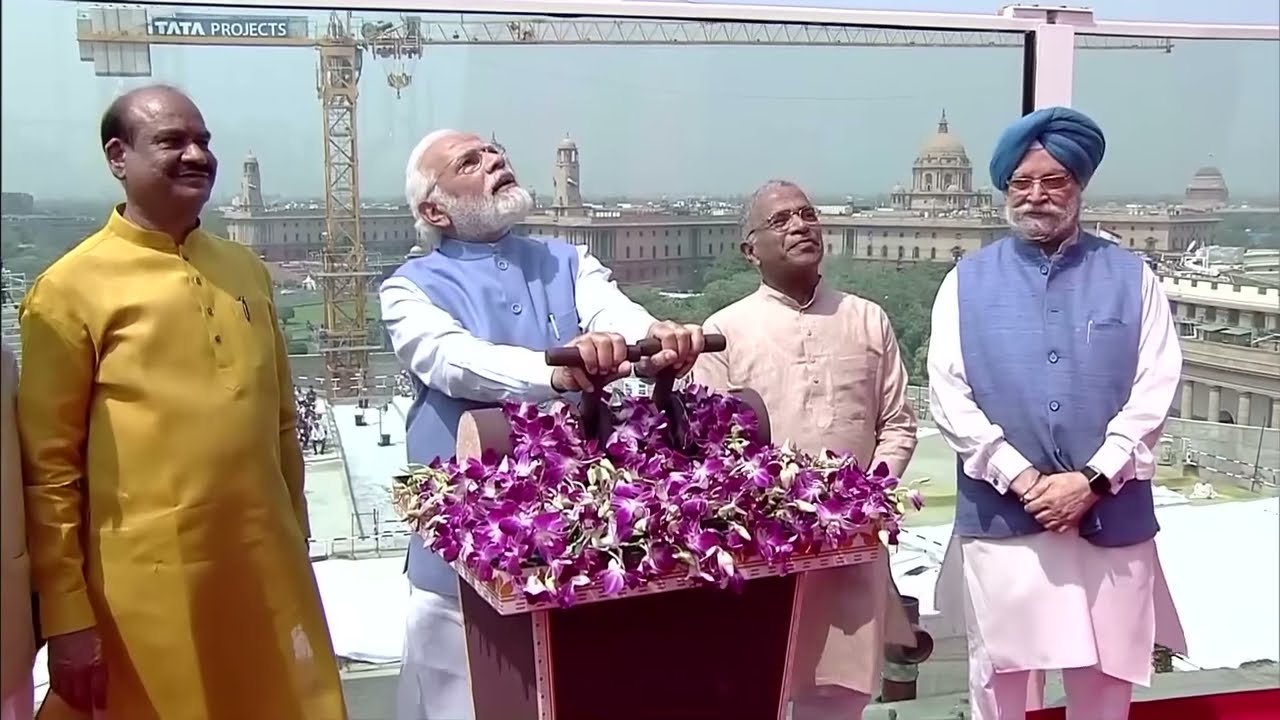 PM Modi inaugurates National Emblem atop new Parliament Building 