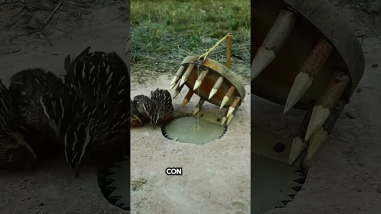 ¡Construyó una Trampa para Atrapar Su Comida! 😳