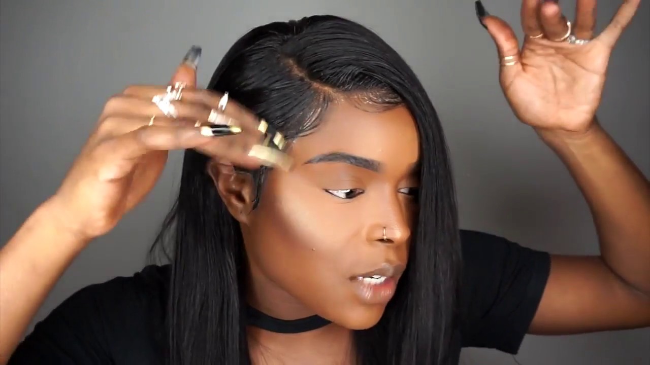 Cap Method Tutorial   360 Lace Silky Straight Wig Evawig