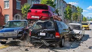 BeamNG Drive Traffic Crashes #11 🚗💥 Realistic Accidents Compilation 4K screenshot 1