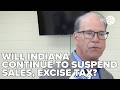 Indiana governor talks about gas prices, tax holiday and data centers