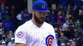 PIT@CHC: Arrieta fans his 11th batter of the game