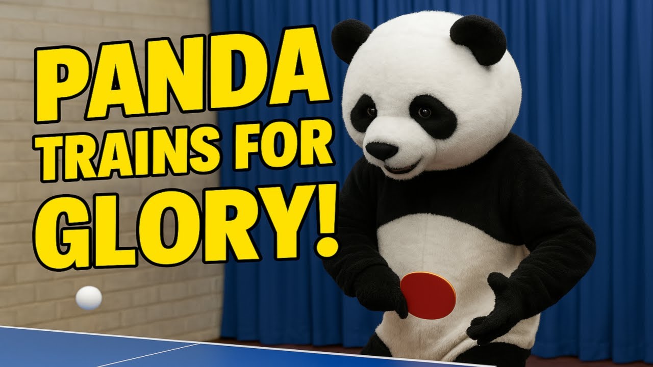 Panda is Training for the World Table Tennis Championships YouTube