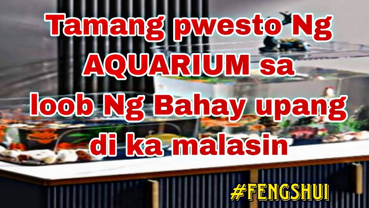 Huwag na hwag mong ilalagay Ang AQUARIUM sa Lugar na ito Ng  Bahay kung ayaw mong malasin 