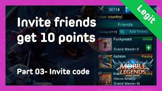 How to get the 10 points for free??? (3) - Invite friends. screenshot 3