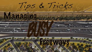 Cities: Skylines - Setting up BUSY Freeways - Traffic AI 2