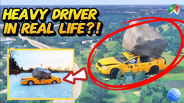 Schokkende vondst op Google Maps: taxi vernield door enorme rots!