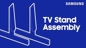 How to install the stand on your 2023 CU8000 Series Crystal UHD TV | Samsung US