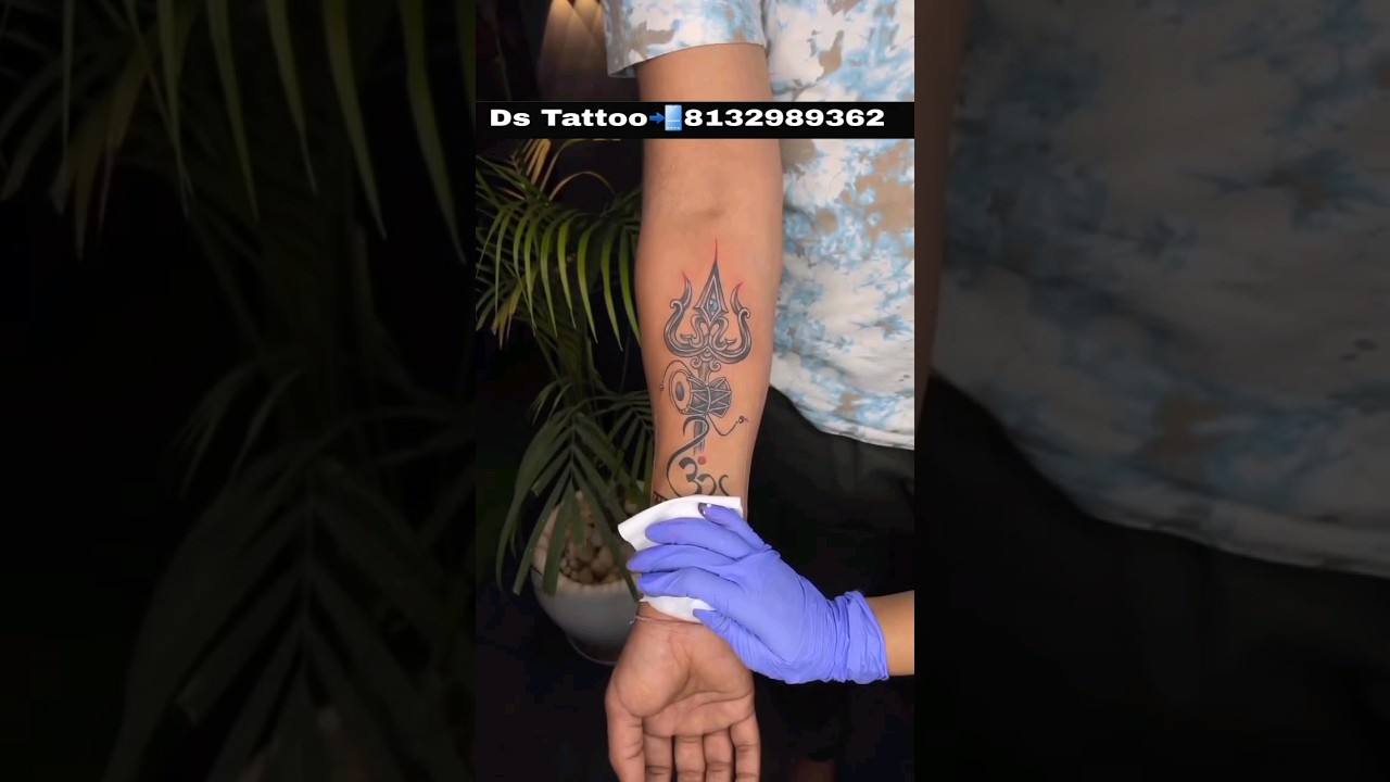 Trishul Tattoo | trishul om tattoo 