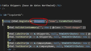 CRUD ASPNET MVC5 PARTE 2