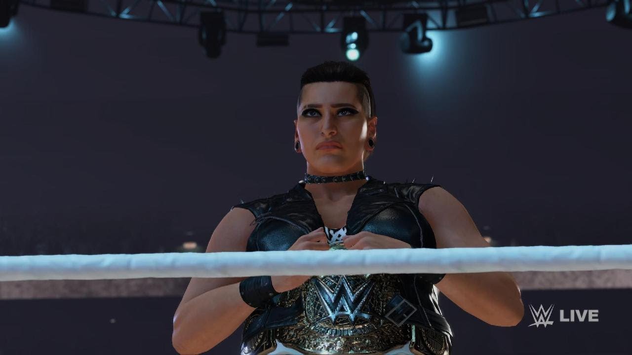 Rhea Ripley Rage WWE 2K24 Rhea Ripley vs Iyo Sky vs Ruth Rage - YouTube