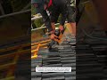 Metal Roof Cutting with Power Tools | Satisfying Roofing Installation
