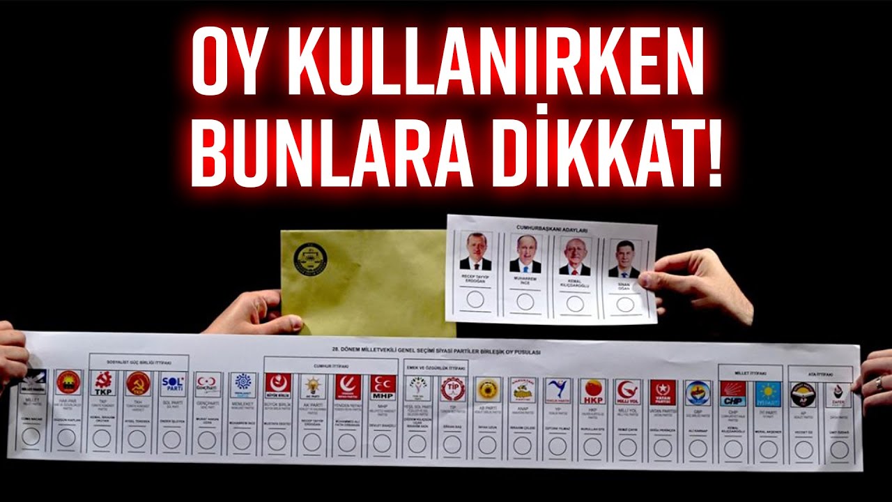 OY KULLANIRKEN DİKKAT EDİLMESİ GEREKENLER NELER? GÖRME ENGELLİLER NASIL