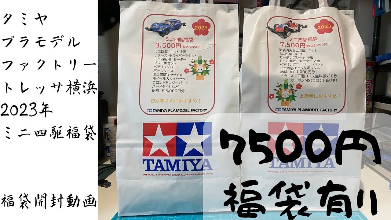 TPF Tressa Yokohama Store] 2023 Mini 4WD Lucky Bag - YouTube