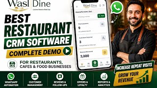 Wasl Dine Restaurant CRM Demo | Best WhatsApp Automation Software for Restaurants, Cafes Business screenshot 1