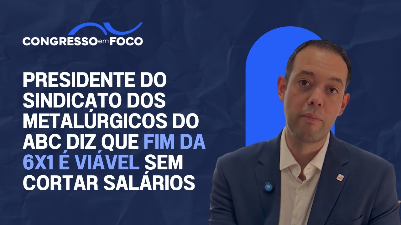 Presidente do Sindicato dos Metalúrgicos do ABC diz que fim da 6x1 é viável sem cortar salários Presidente do Sindicato dos Metalúrgicos do ABC diz que fim da 6x1 é viável sem cortar salários