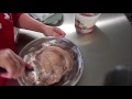 Homemade chocolate ice cream, without ice cream machine
