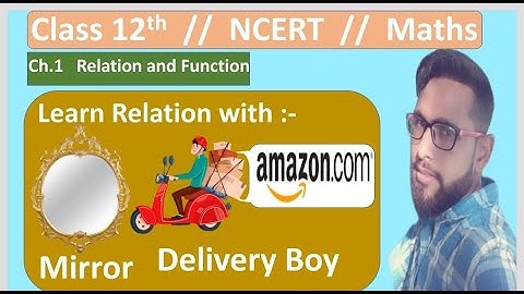 Relation and function class 12th maths NCERT Ex. 1.1 introduction video of ex. 1.1,