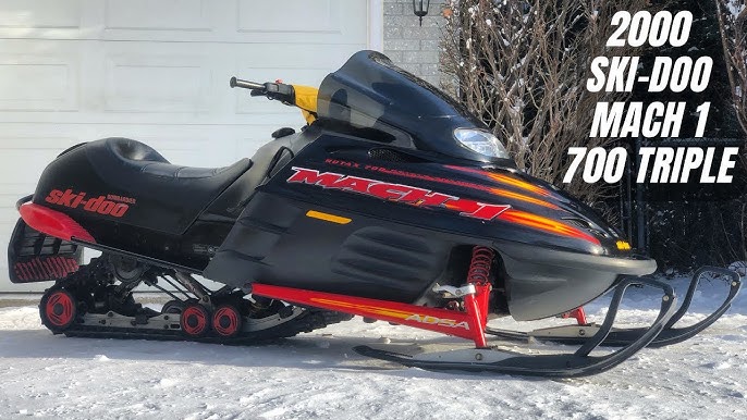 1989 Ski-Doo Mach1 583 RAVE engine start & run 