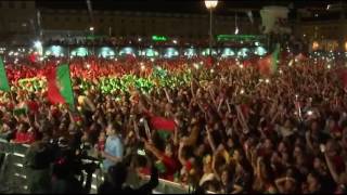 Lisbon erupts into celebrations as Portugal win Euro 2016   Portuguese fans in Lisbon celebrate at t screenshot 5
