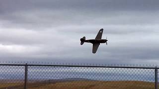 p 40 Warhawk fly by