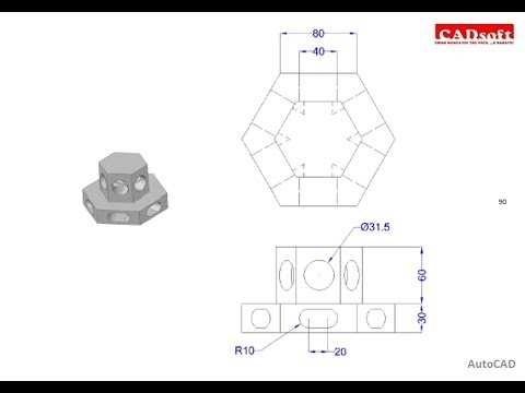AutoCAD 2016 3D - Exercise 40 - YouTube