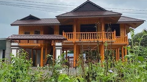 Nhà Sàn Bê Tông 1 Gian 2 Trái Liền Bếp. Được Thi công Hoàn thành Tại Tỉnh Hà Tĩnh